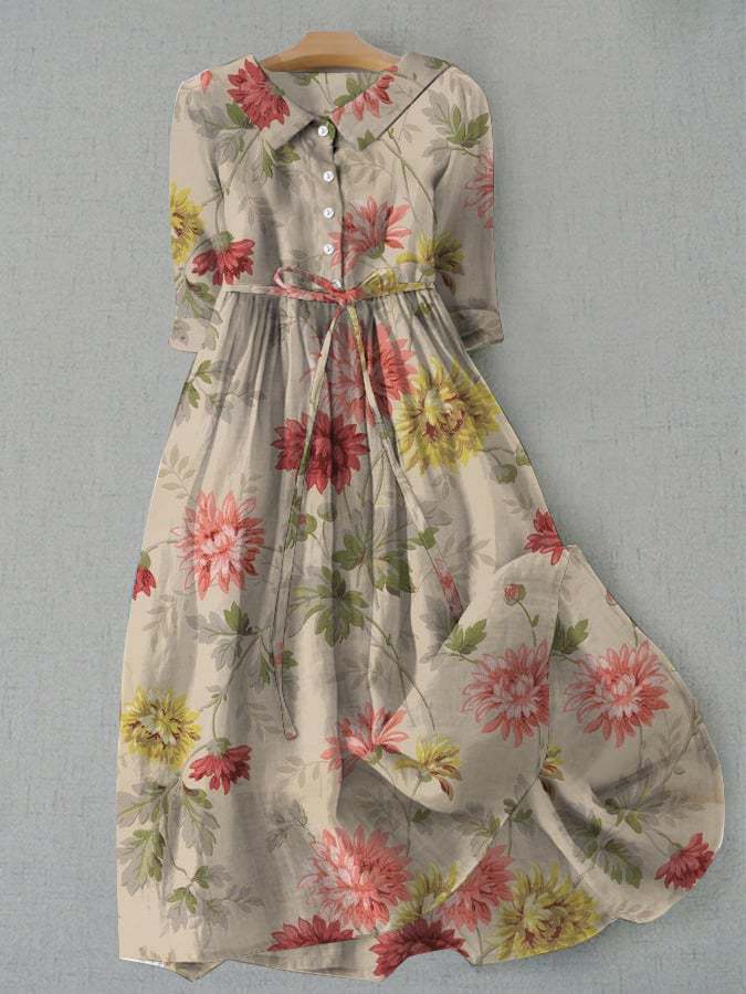 Annelie - Printed Floral Dress