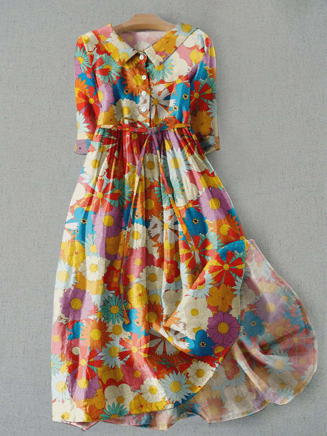 Palma - Elegant Floral Dress