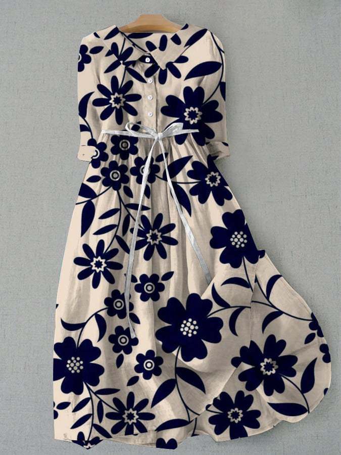 Isadore - Elegant Floral Dress